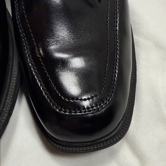 Nunn Bush Black Leather Oxfords size 7 men’s comfort gel insoles slip resistant - Picture 5 of 11